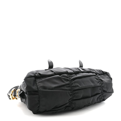 Prada Tessuto Nylon Gaufre Shopping Satchel Black 4 of 9
