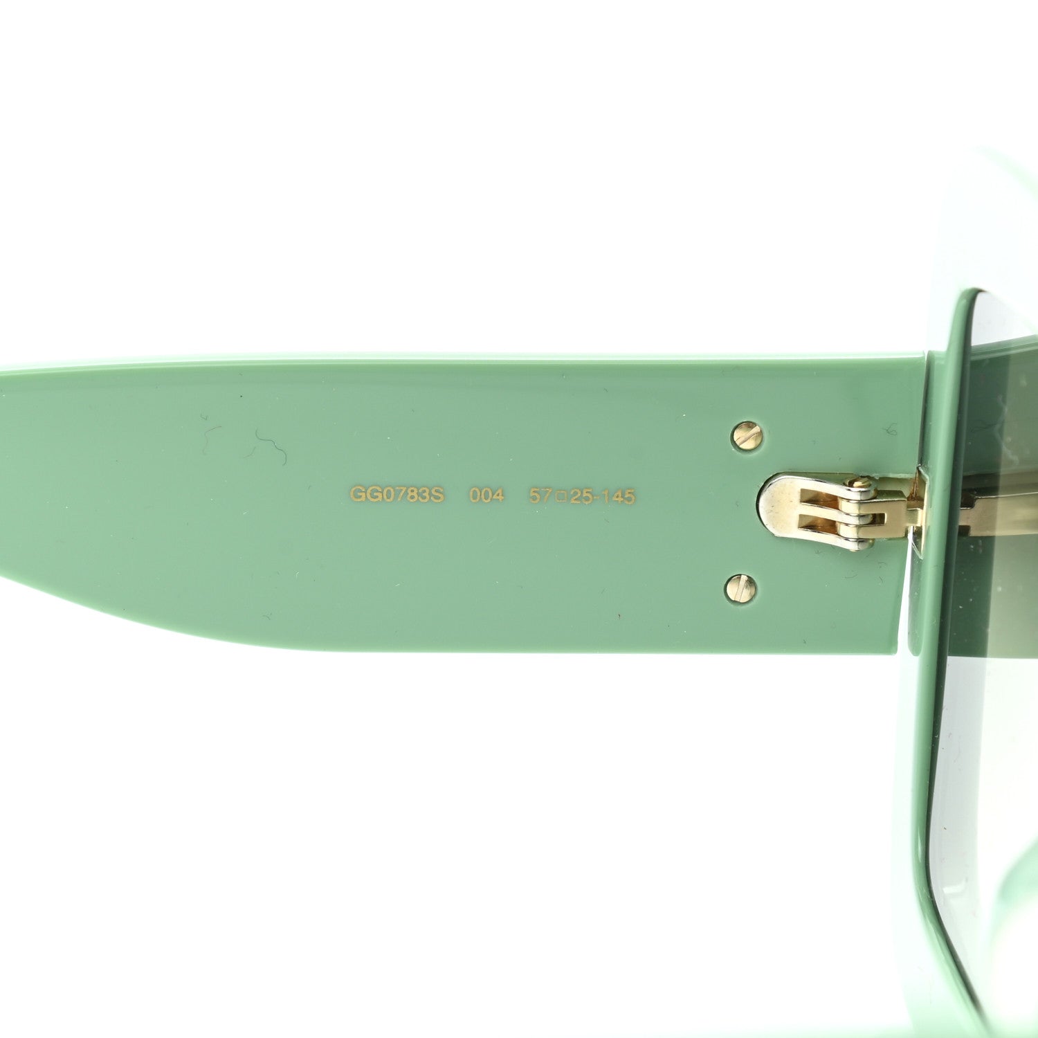 Gucci Oversized Square GG0783S Sunglasses Green 7 of 8