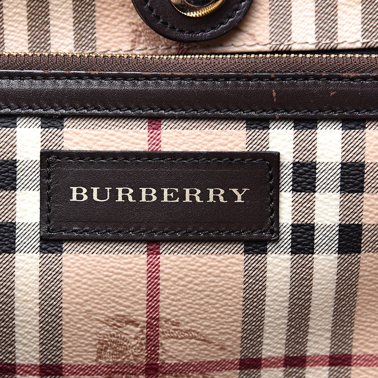 Haymarket Check Small Canterbury Tote Chocolate