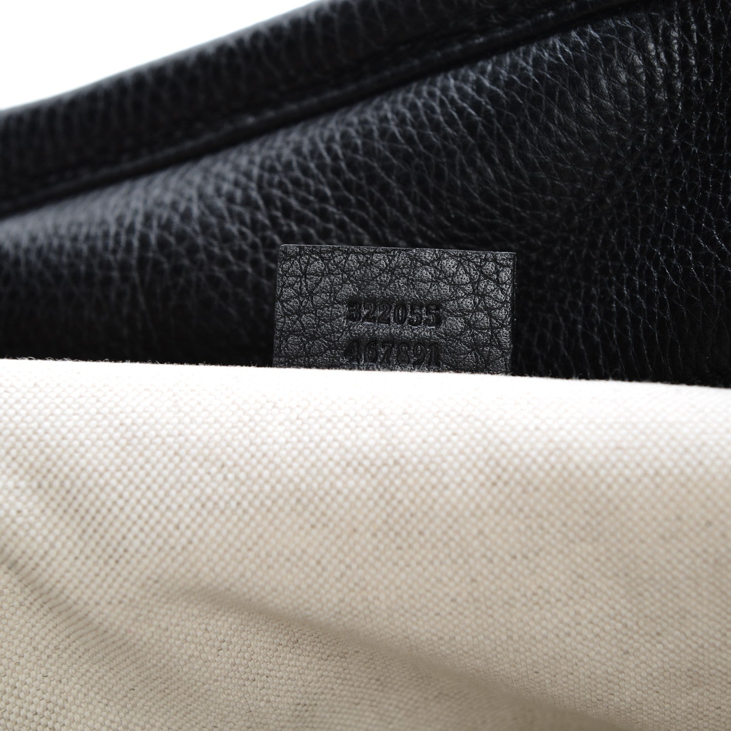Gucci Pebbled Calfskin Soho Carry On Duffle Black 7 of 7
