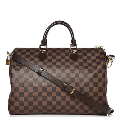 Louis Vuitton Damier Ebene Speedy Bandouliere 35 1 of 10