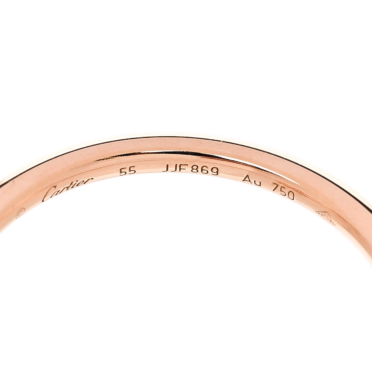 Cartier 18K Pink Gold Small Juste Un Clou Ring 55 7.25 4 of 5