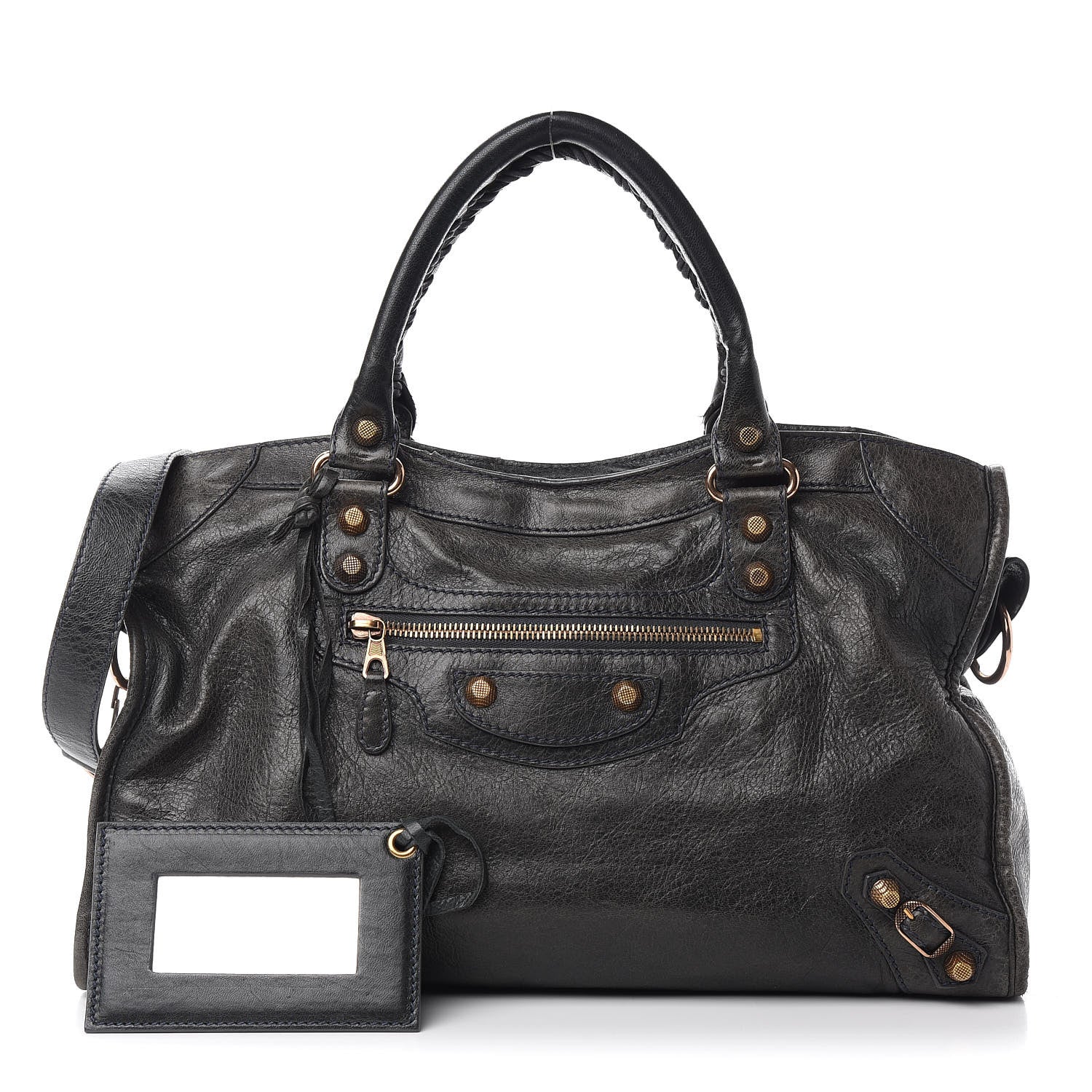 Balenciaga Agneau Giant 12 Rose Gold Hardware City Anthracite 1 of 9
