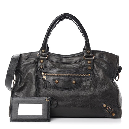 Balenciaga Agneau Giant 12 Rose Gold Hardware City Anthracite 1 of 9