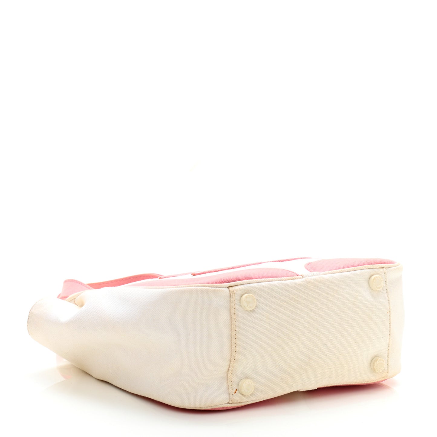 Canvas CC Handbag Pink White