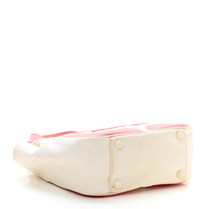 Chanel Canvas CC Handbag Pink White 4 of 13