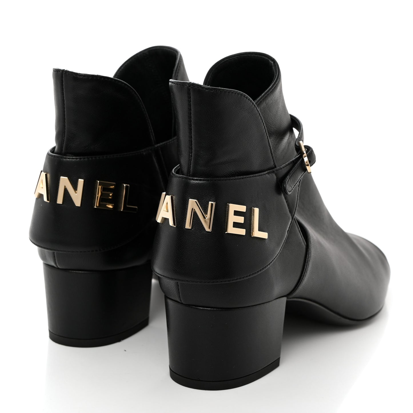 Lambskin Velvet Cap Toe Short Ankle Boots 38 Black