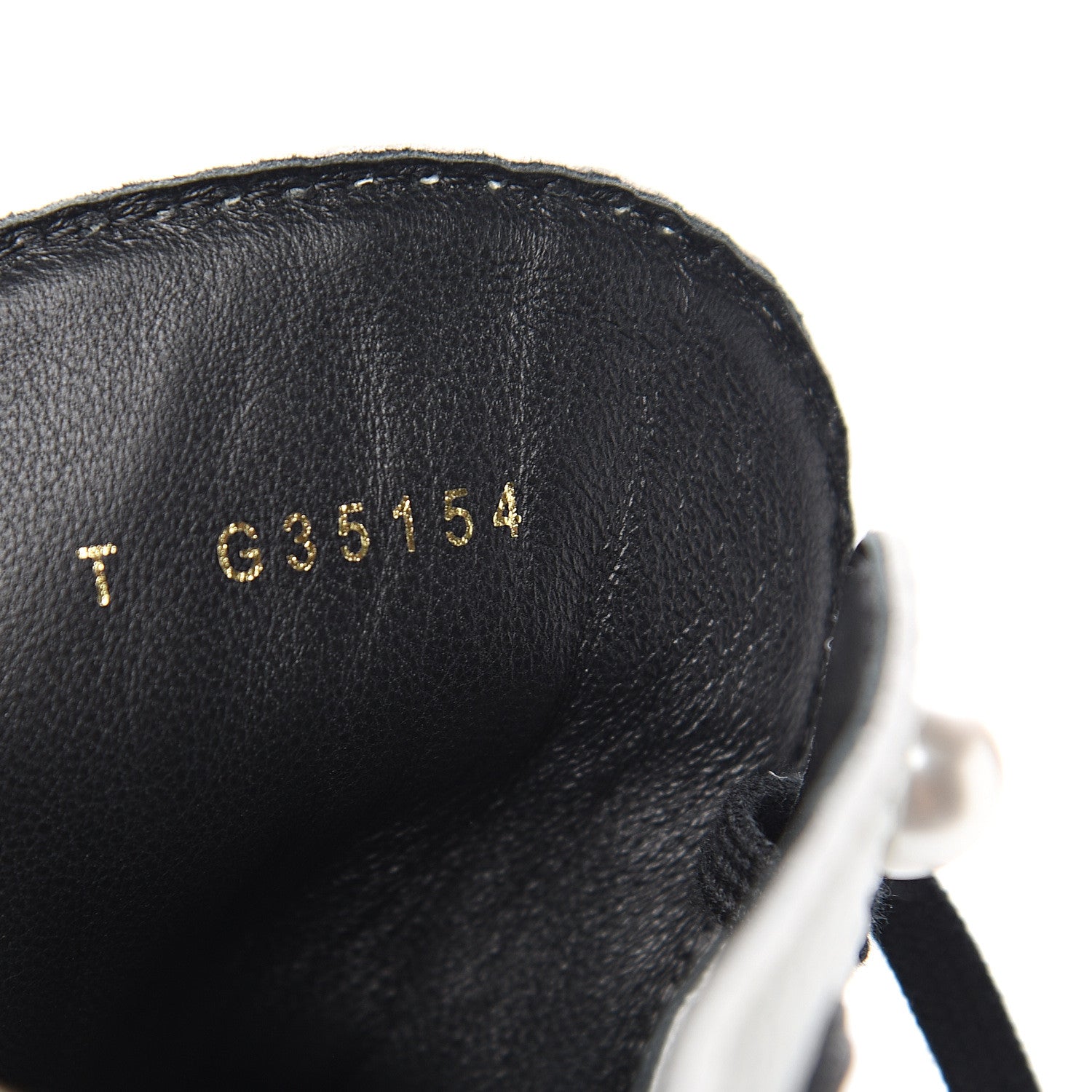 Chanel Lambskin Grained Calfskin CC Cap Toe Short Boots 37.5 White Black 8 of 10