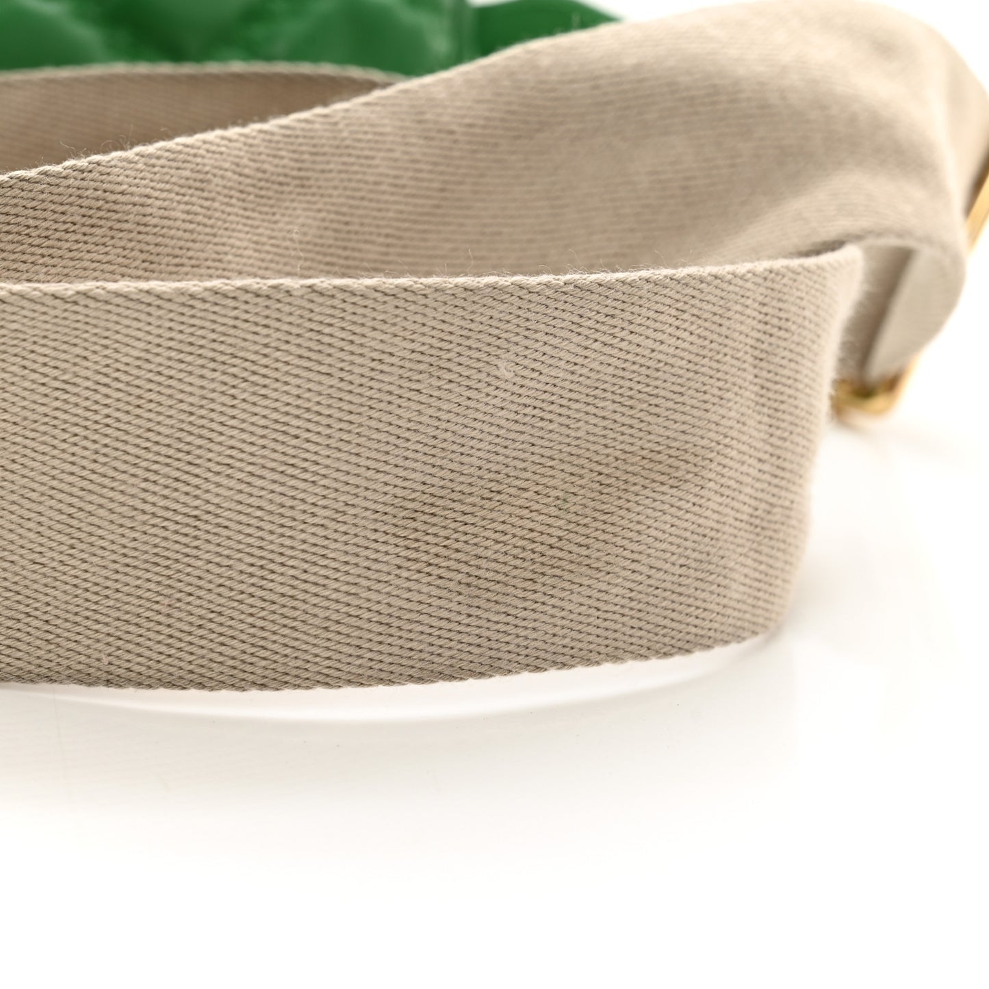 Calfskin GG Matelasse Mini Bowler Bag Spring Green Natural