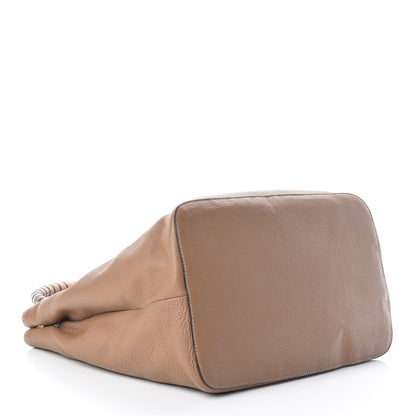 Chloe Calfskin Large New Marcie Tote Nut 4 of 8