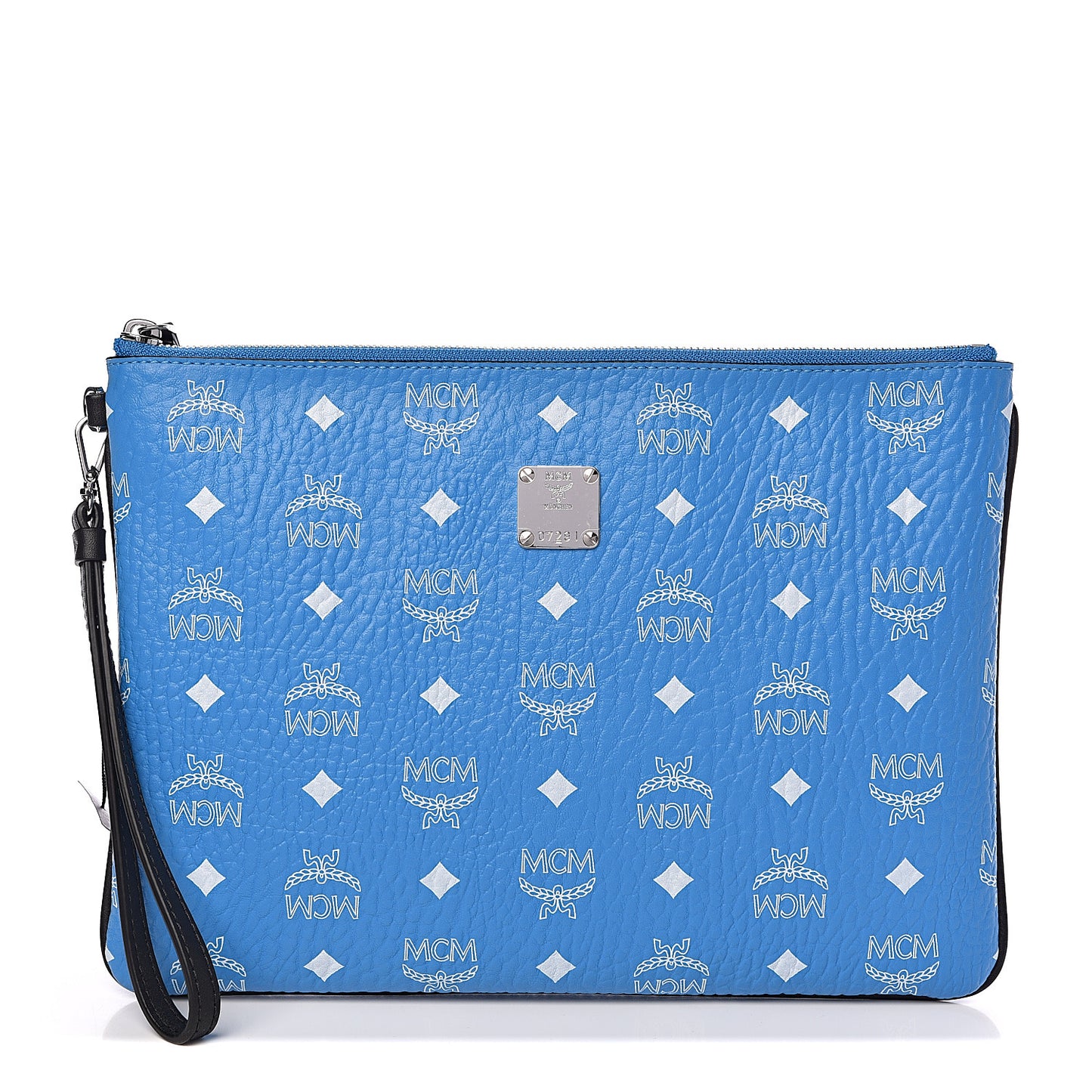 Visetos Wristlet Zip Pouch Blue