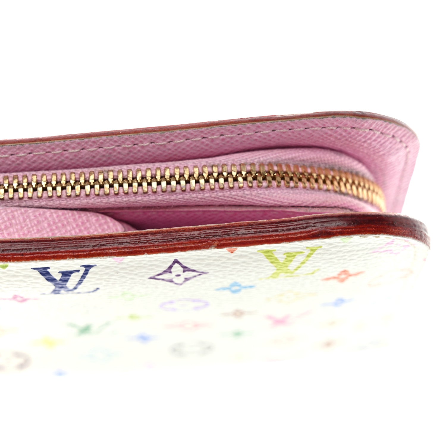 Louis Vuitton Monogram Multicolor Insolite Wallet White Litchi 14 of 14