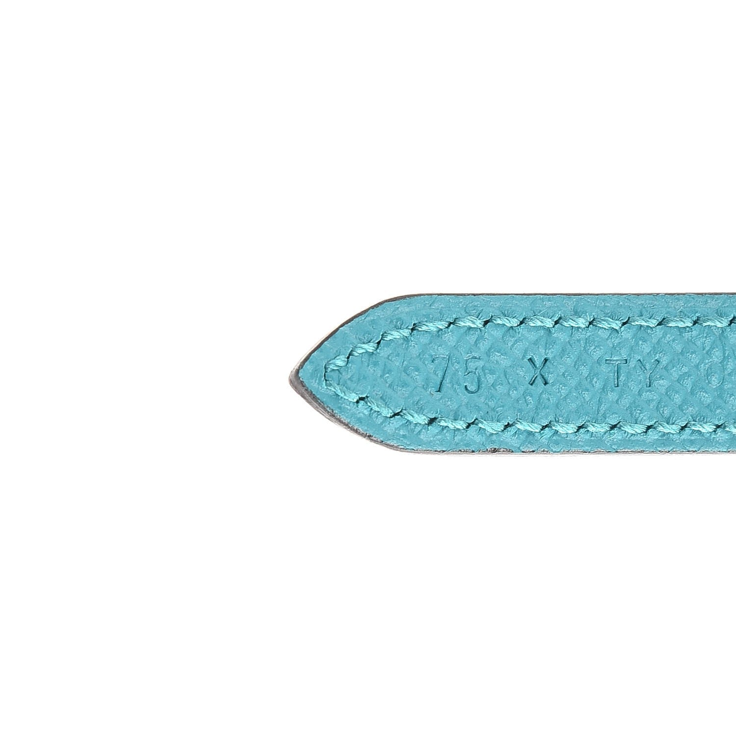Hermes Swift Epsom 13mm Romance Belt 75 Gold Bleu Paon 7 of 9