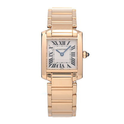 Cartier 18K Yellow Gold 20mm Tank Francaise Quartz Watch 1 of 4