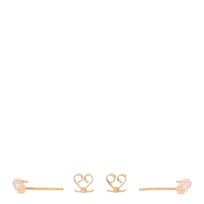 Anita Ko 18K Rose Gold Diamond Short Cascade Earrings 3 of 4