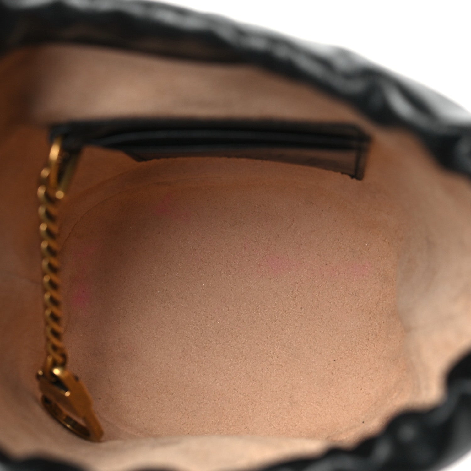 Gucci Calfskin Matelasse Mini GG Marmont 2.0 Bucket Bag Black 5 of 11