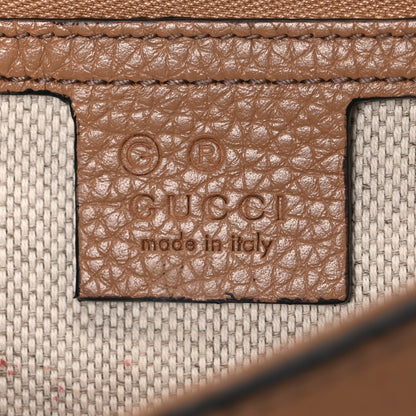 Gucci Pebbled Calfskin Medium Soho Flap Crossbody Camelia 6 of 13