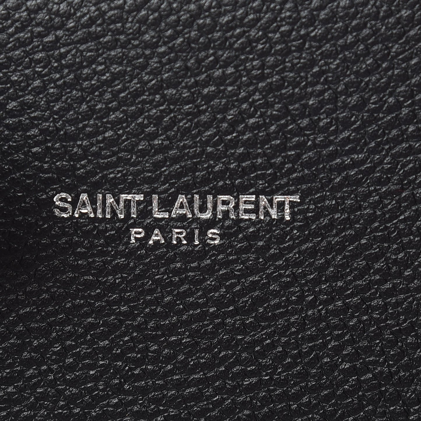 Grained Calfskin Nano Sac De Jour Black