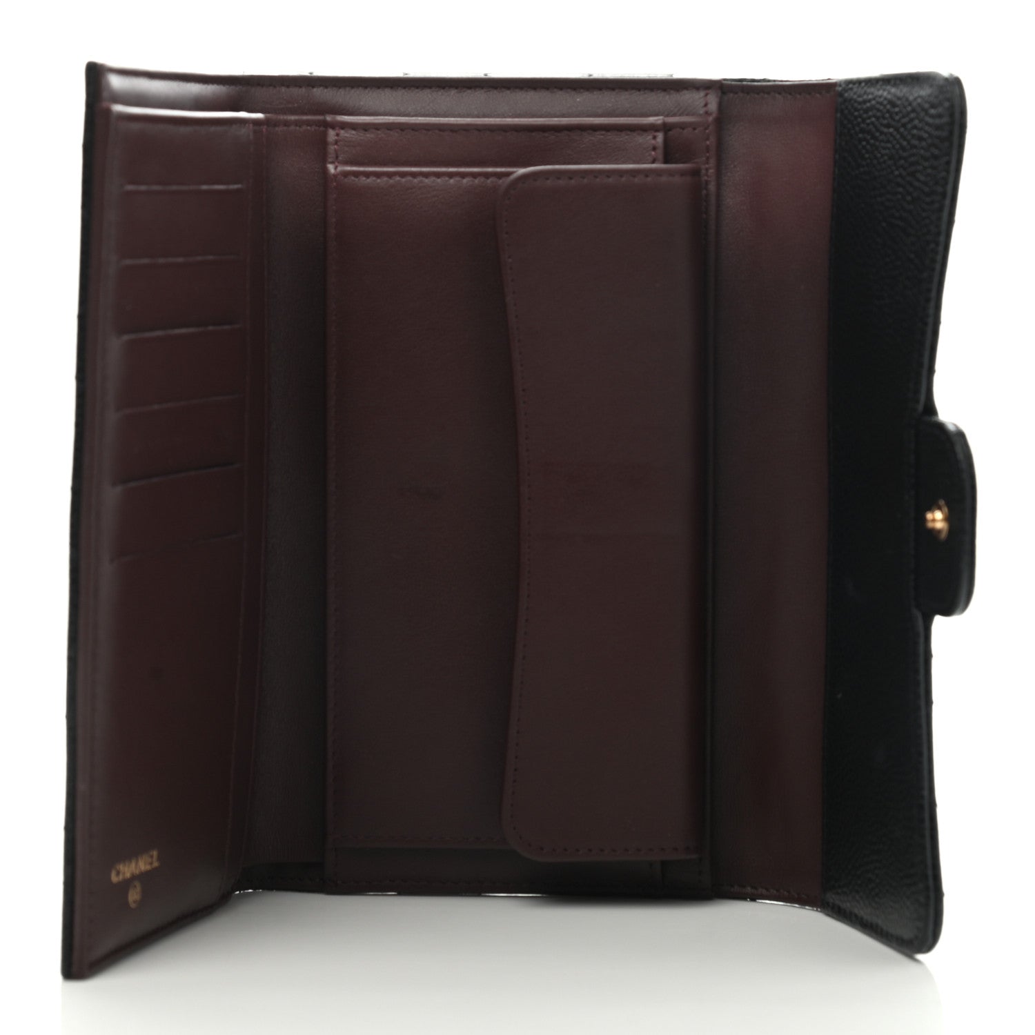 Chanel Caviar Quilted Large Flap Wallet Black 5 of 11