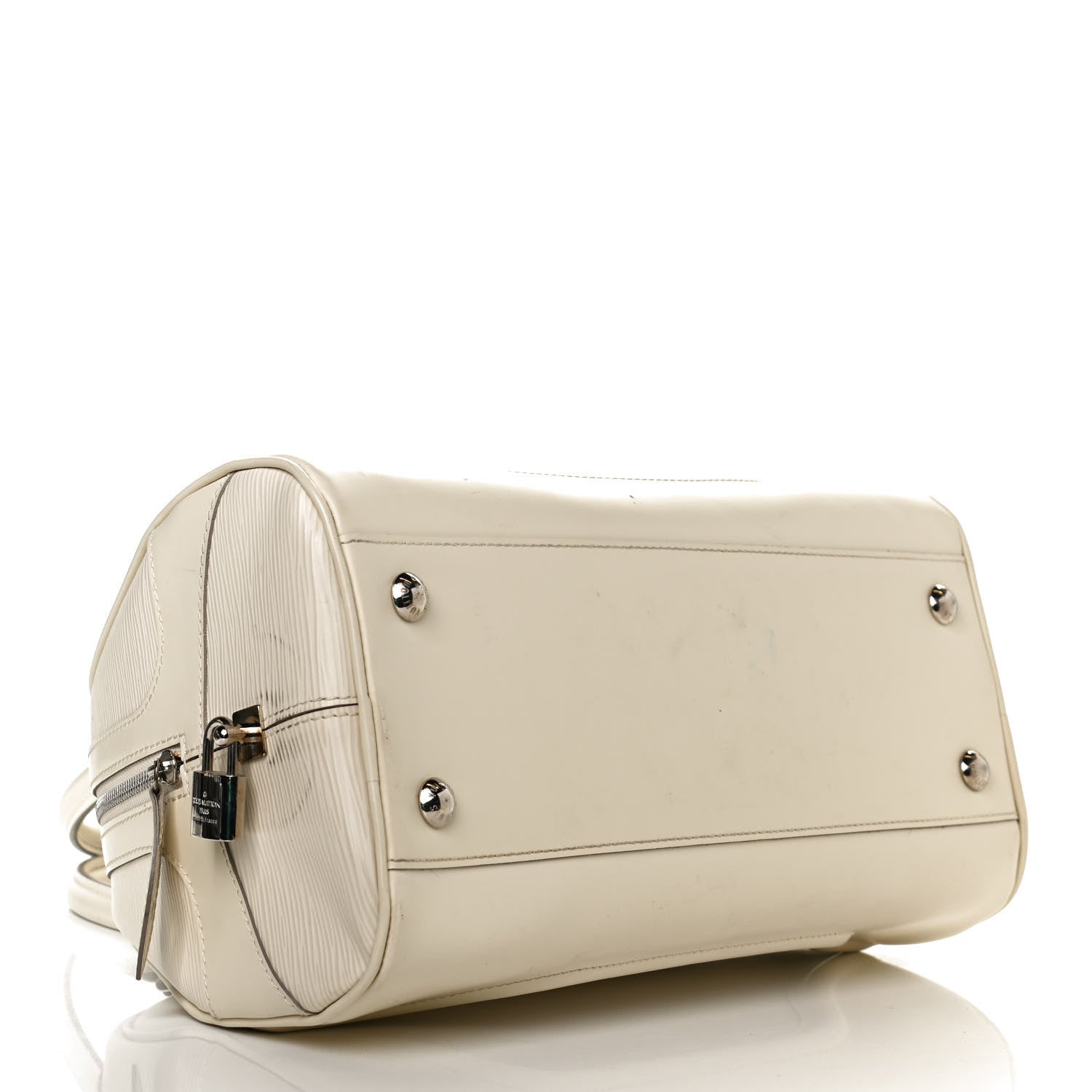 Louis Vuitton Epi Bowling Montaigne PM Ivory 4 of 15