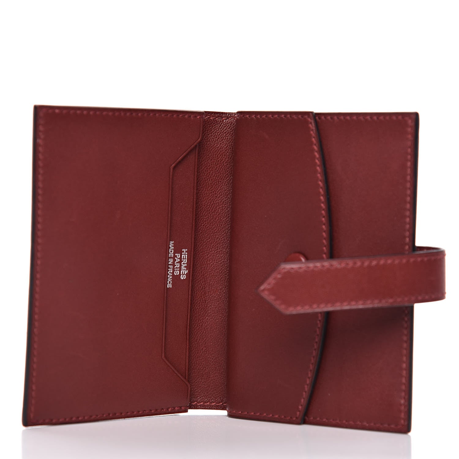 Hermes Box Mini Bearn Wallet Rouge H 5 of 8