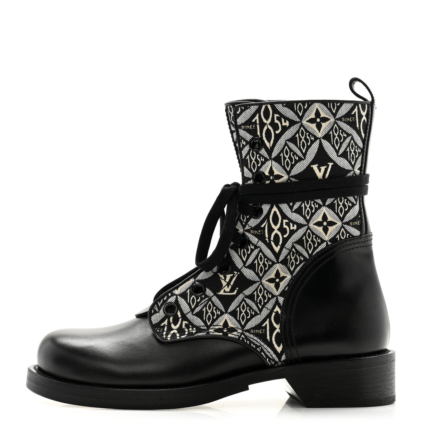 Jacquard Calfskin Since 1854 Metropolis Flat Ranger Boot 41 Gray