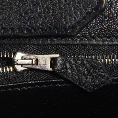 Hermes Taurillon Clemence Birkin 35 Black 18 of 21