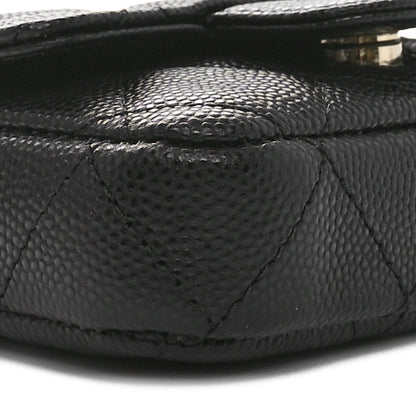 Chanel Caviar Quilted Mini Chain Belt Bag Black 10 of 12