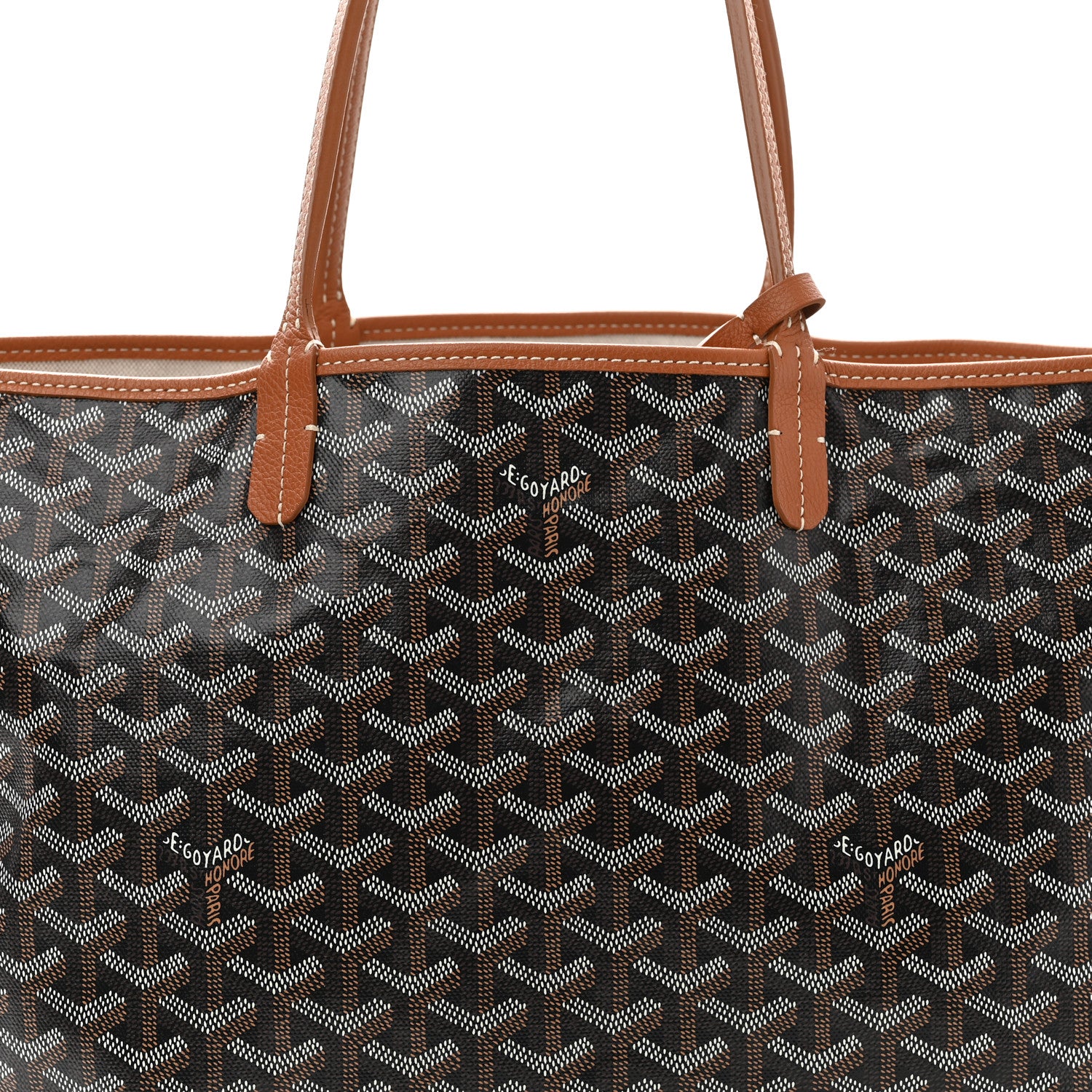 Goyard Goyardine Saint Louis PM Black Gold 9 of 11