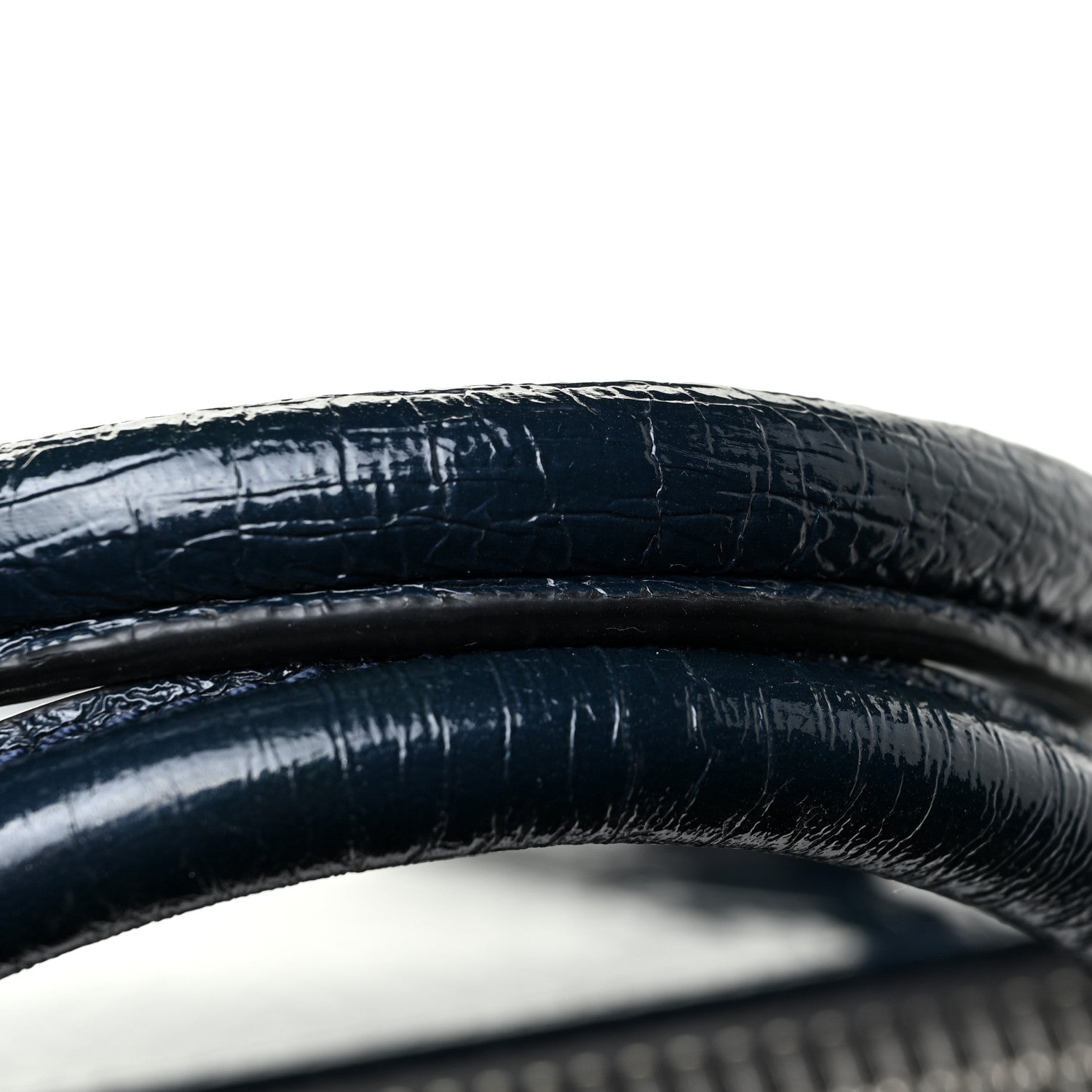 Givenchy Crinkled Patent Deerskin Small Antigona Deep Blue 19 of 19