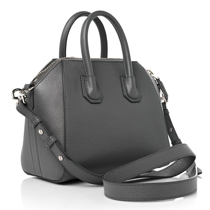 Givenchy Sugar Goatskin Mini Antigona Pearl Grey 3 of 12