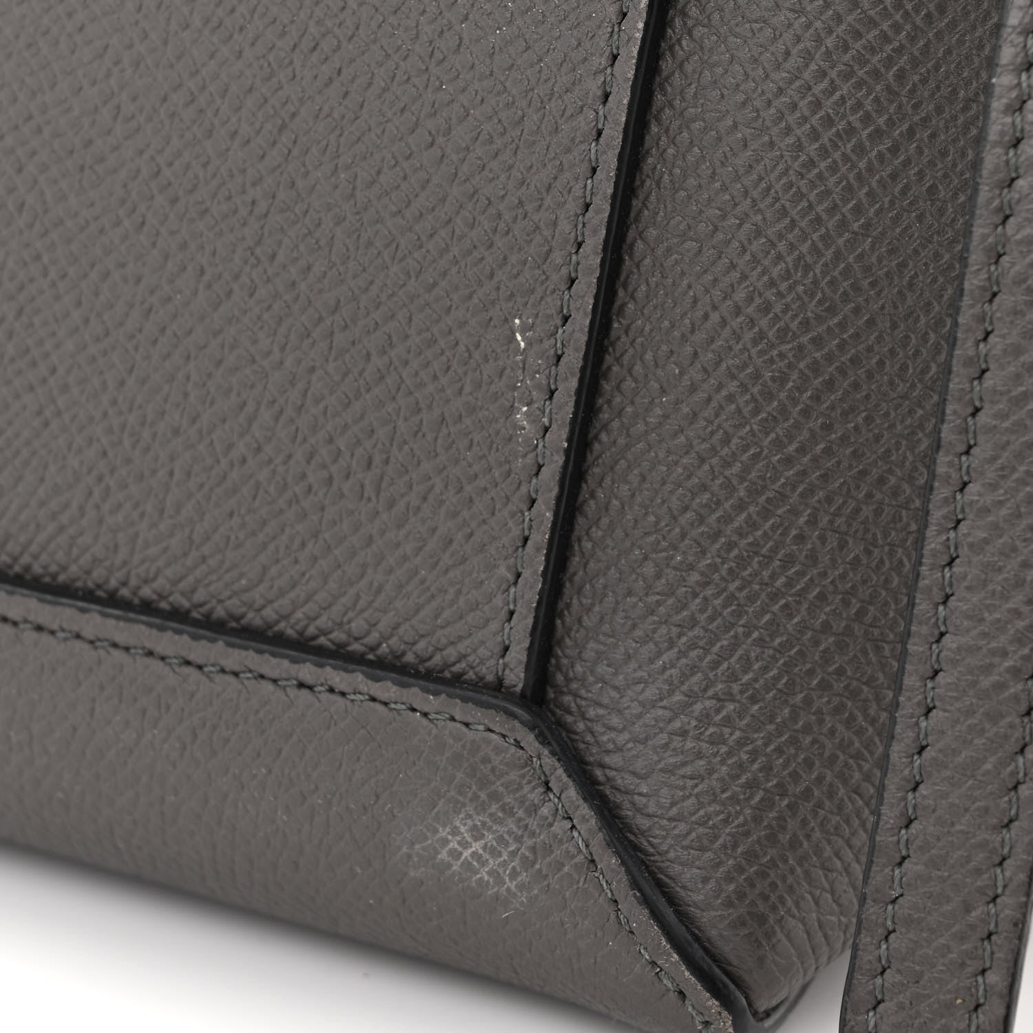 Celine Grained Calfskin Micro Belt Bag Grey 11 of 11