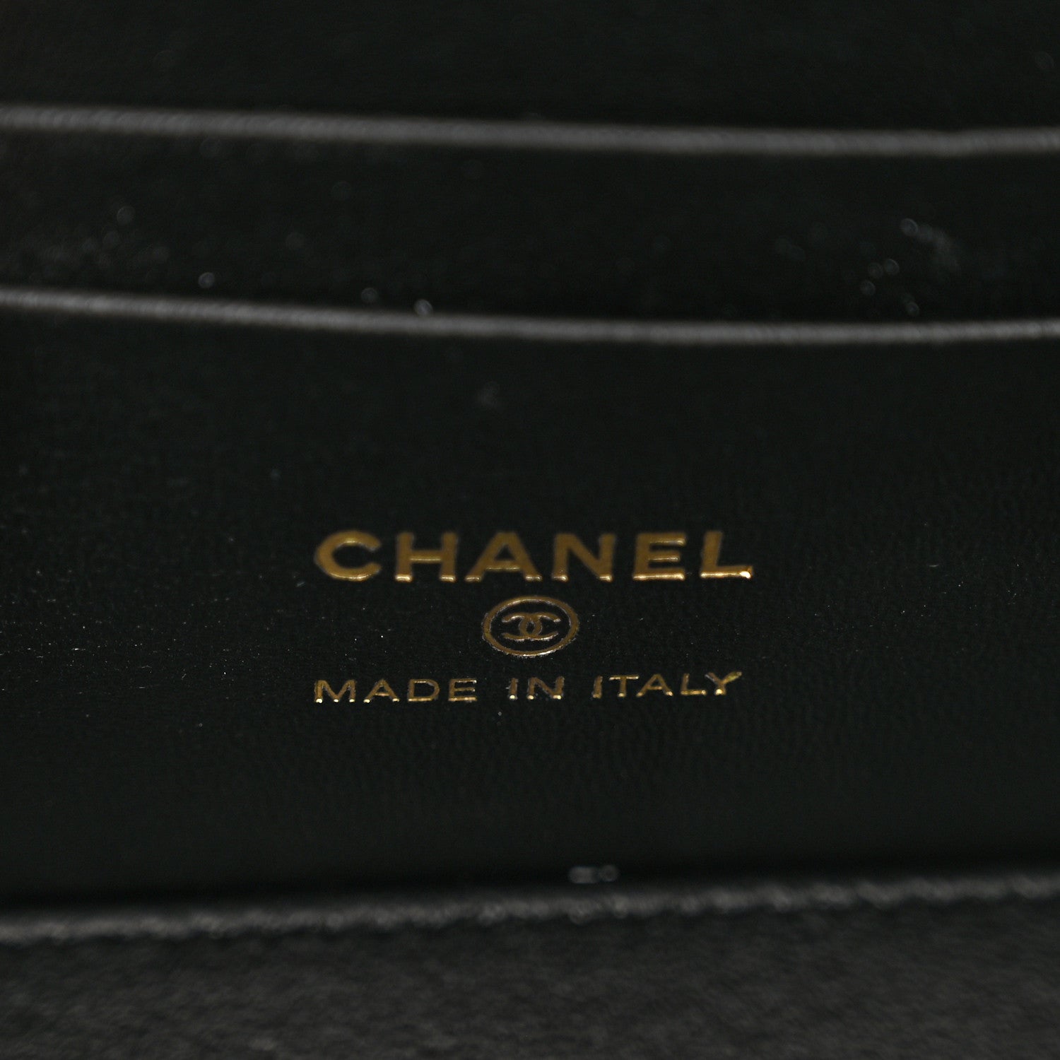Chanel Lambskin Quilted Metal Twist Small Top Handle Vanity Case With Chain Black 7 of 11