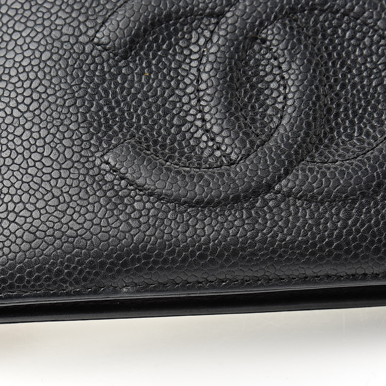 Chanel Caviar Timeless CC Yen Wallet Black 13 of 17