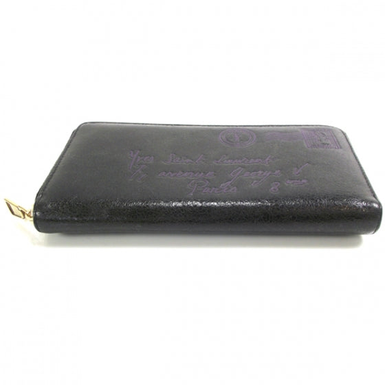 Saint Laurent Lambskin Y-Mail Continental Wallet 4 of 8