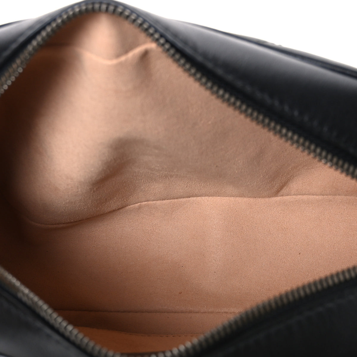 Calfskin Matelasse Small GG Marmont Chain Shoulder Bag Black