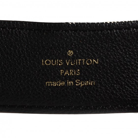 Monogram Sequins Eclipse Belt 80 32 Black