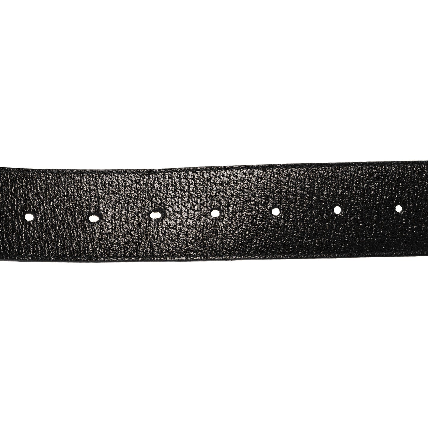 Textured Dollar Calfskin Double G 40mm Belt 90 36 Black