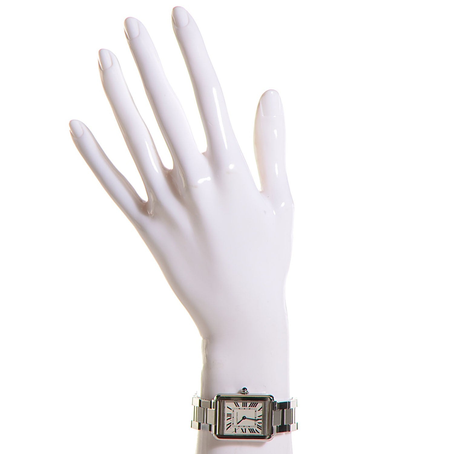 Cartier Stainless Steel 24mm Tank Solo Quartz Watch 2 of 8