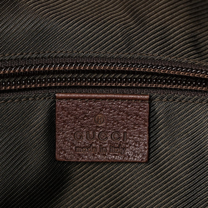 Gucci GG Monogram Large Web Handle Vertical Tote Dark Brown 6 of 10