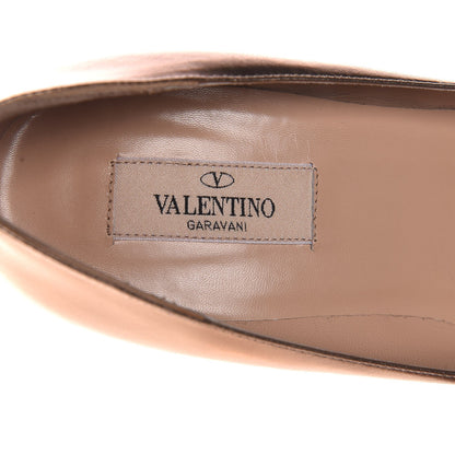 Valentino Garavani Metallic Nappa Rockstud New Plain 100mm Pumps 39.5 Rame 9 of 14