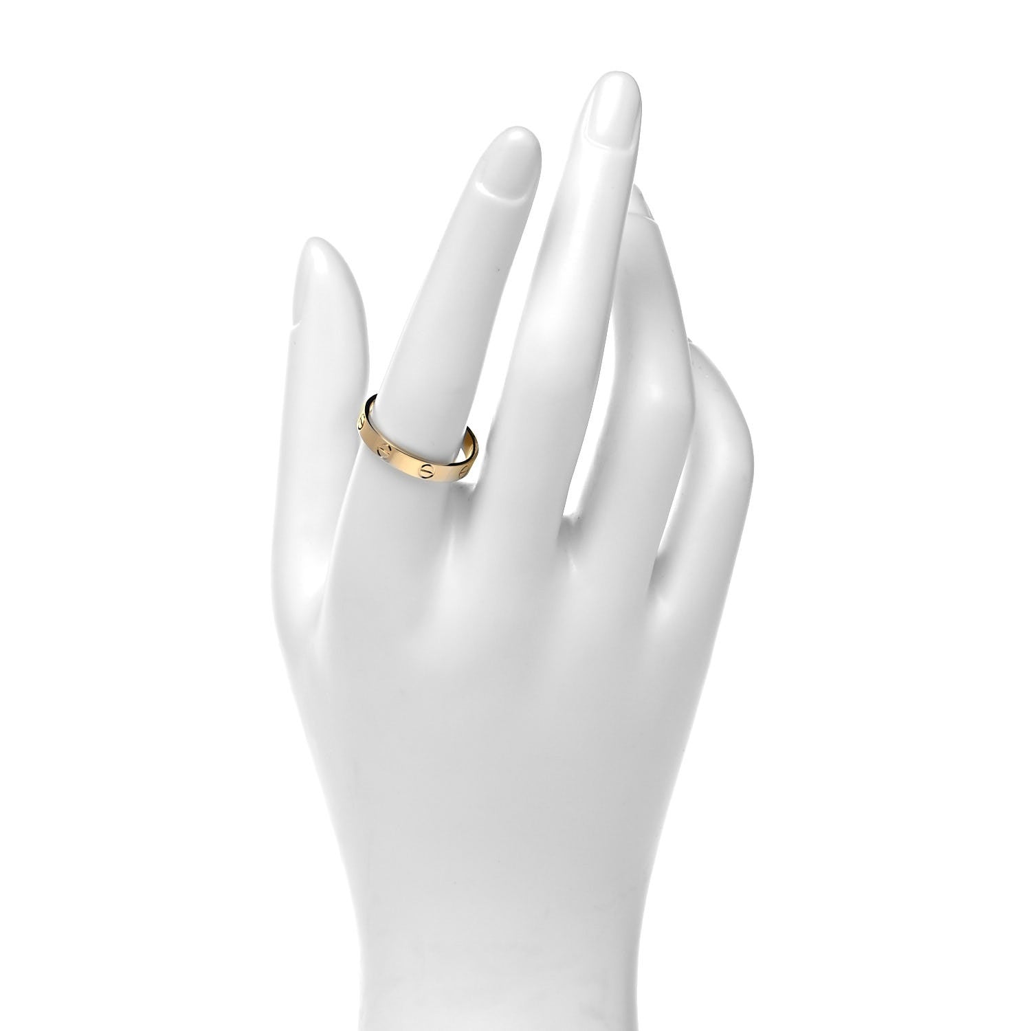 Cartier 18K Yellow Gold 3.5mm LOVE Wedding Band Ring 59 8.75 2 of 4