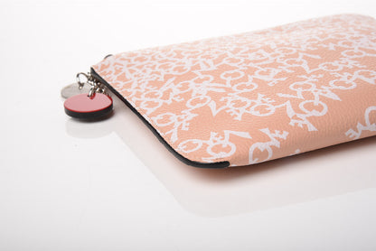 Christian Louboutin Calfskin Empire Loubicute Crazy Love Charms Clutch Latte 8 of 10