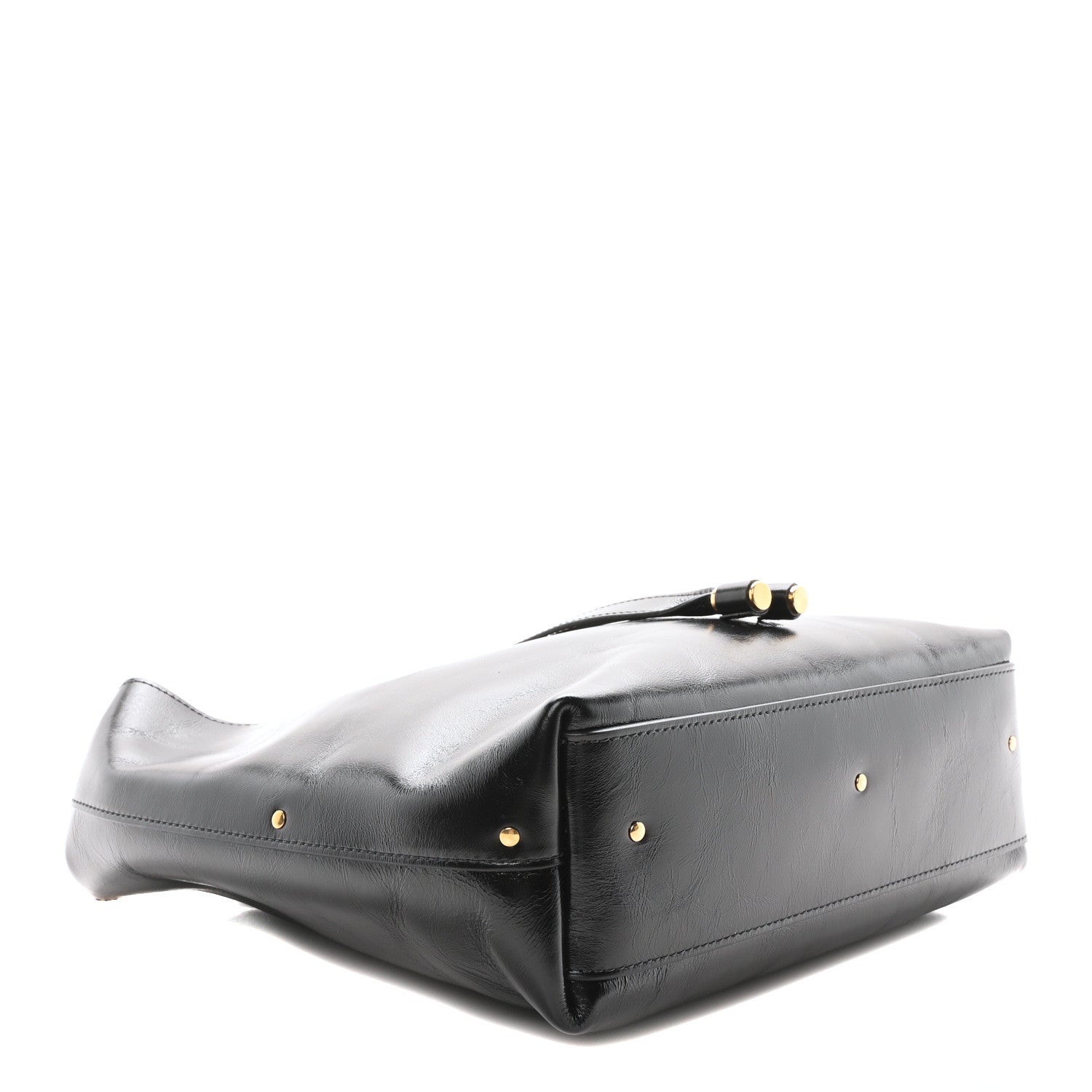 Chloe Shiny Calfskin Marcie Hobo Bag Black 4 of 9