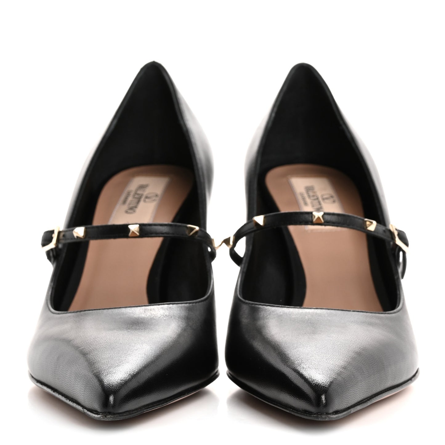 Nappa Rockstud Wispy Mary Jane 80mm Pumps 35.5 Black
