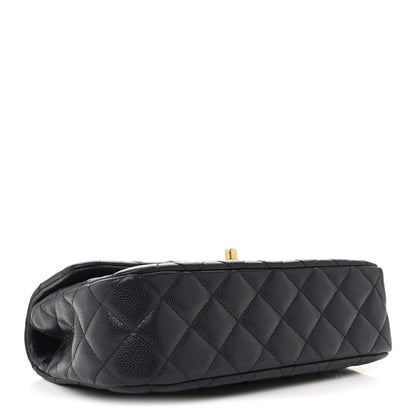 Chanel Caviar Quilted Small Handy CC Flap Navy 4 of 12
