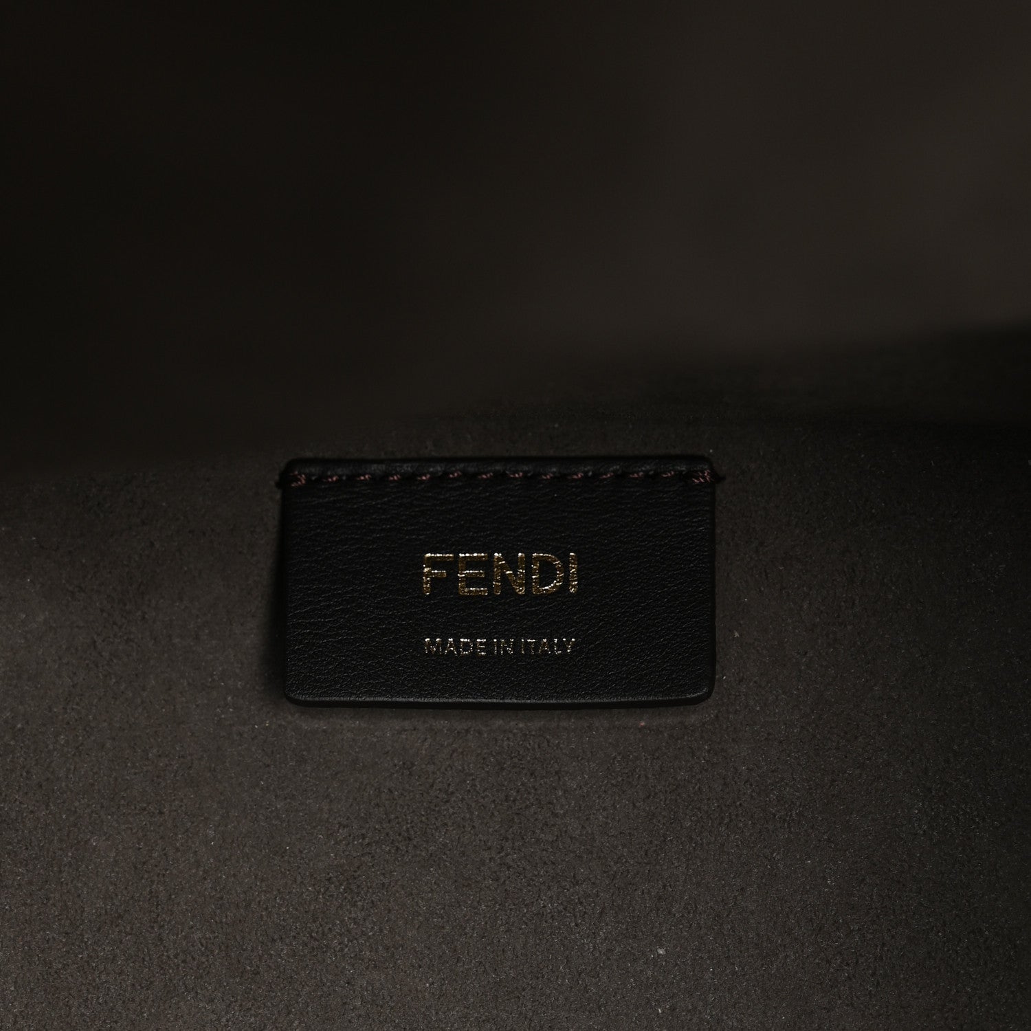 Fendi Vitello Cher Plexiglass Logo Debossed Medium Fendi Sunshine Shopper Tote Gianduia Gold 6 of 10
