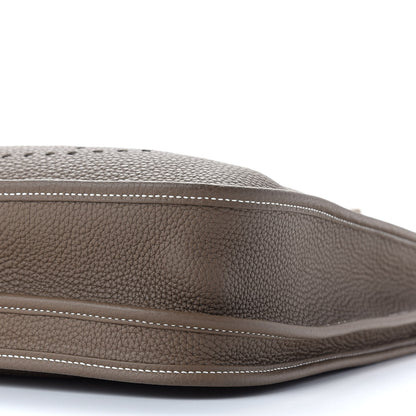 Hermes Taurillon Clemence Evelyne III PM Etoupe 9 of 9