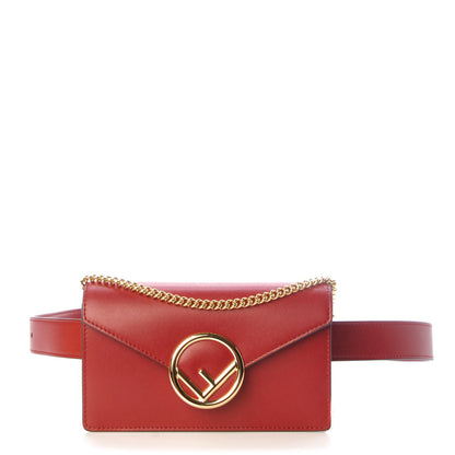 Fendi Vitello Liberty Lucido F is Fendi Envelope Belt Bag Fragola 1 of 9