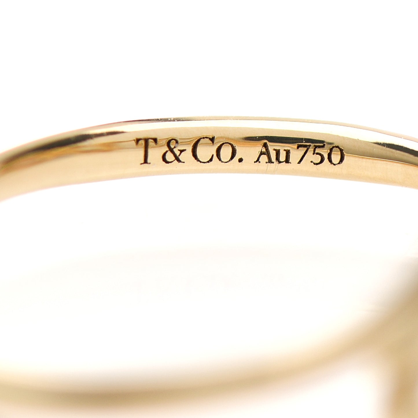 18K Yellow Gold Paloma's Graffiti Love Ring 52 6